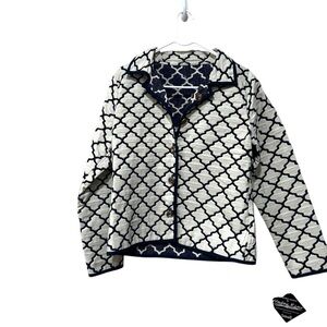 Winding river geometrical reversible jacket Small